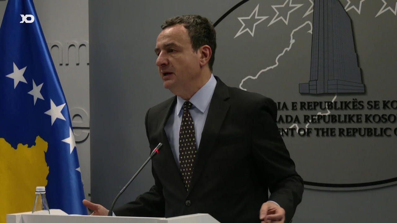 Direkt - Albin Kurti mban konferenc&euml; p&euml;r media