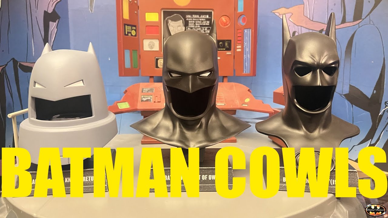 McFarlane Batman Cowl 1:3 Collection Wave 4 Dark Knight Returns Batman & Robin Court Of Owls Review