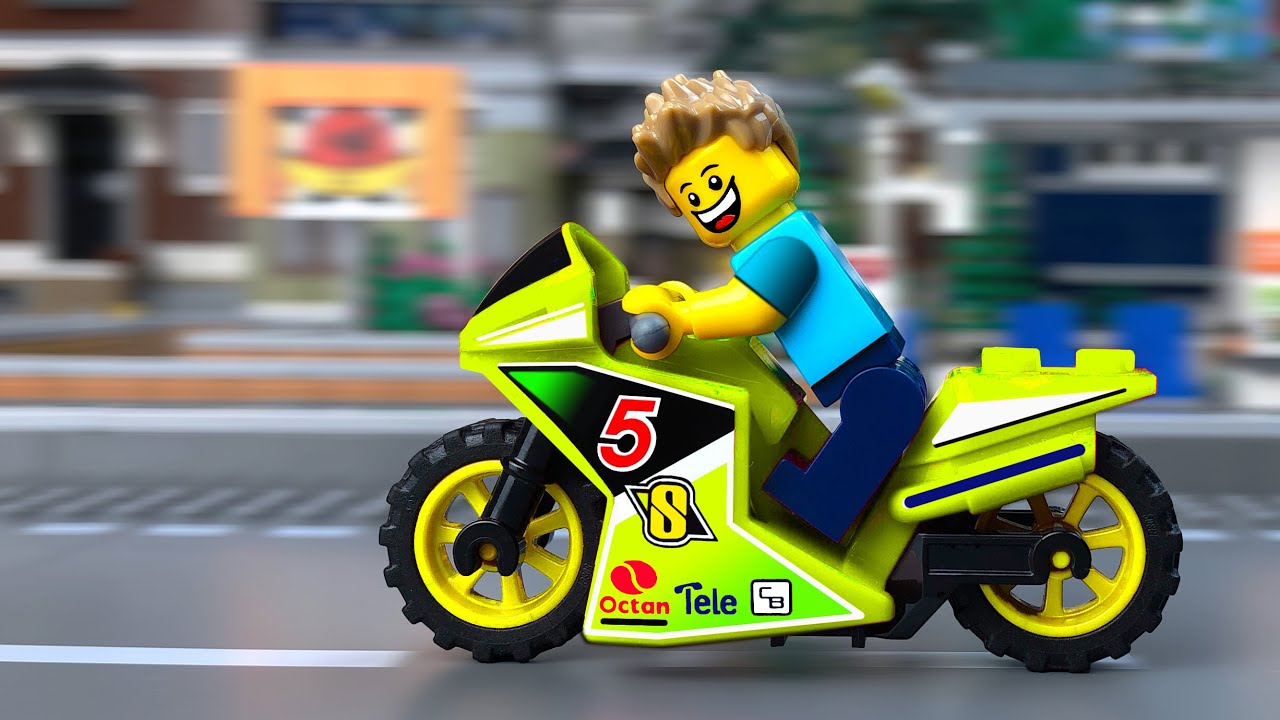 LEGO Pościg Policyjny 🔴 Kradzież Motocykla 🔴 LEGO Policyjne Historie