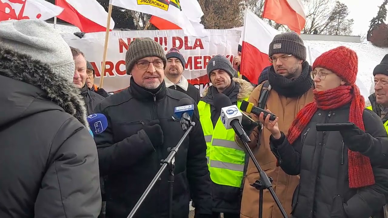 Protest Rolników w Lublinie, Brewing Prasowy 30.12.2025r.