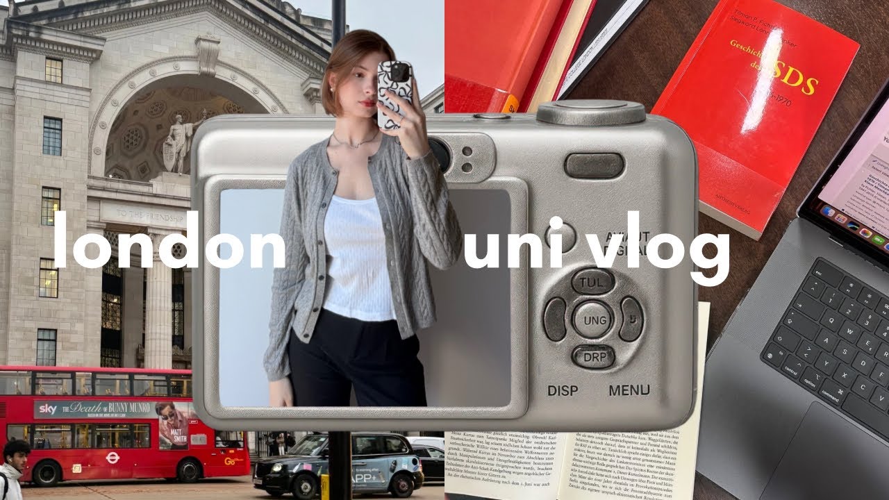 london uni vlog ☕️📍 library days, lots of cooking, cozy vibes | King's College London