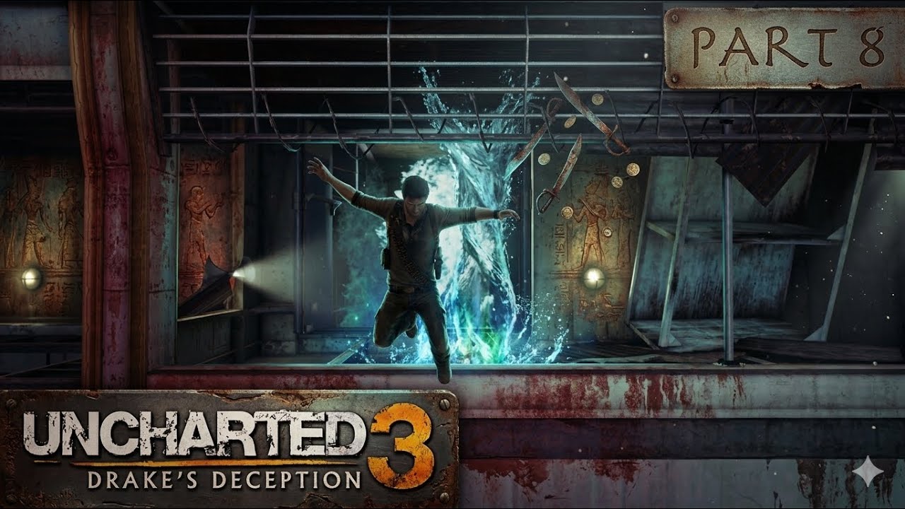 Sink Or Swim - Uncharted 3 |#8 | ARJUN'S GAMING WORLD ||