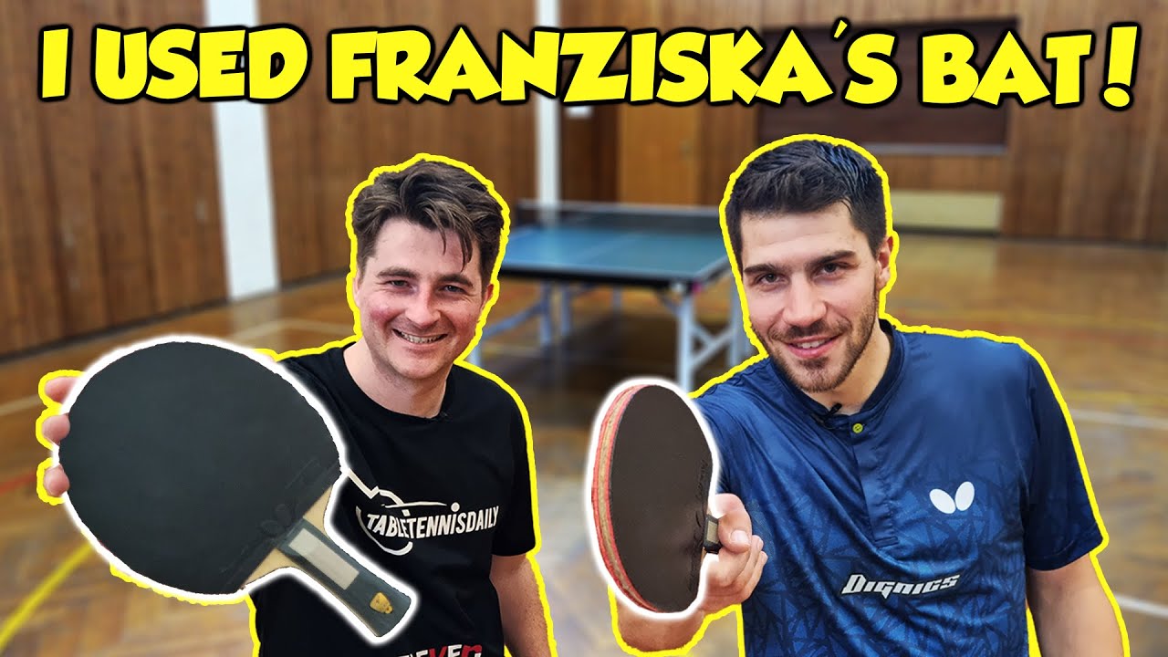 TESTING PATRICK FRANZISKA'S TABLE TENNIS BAT!