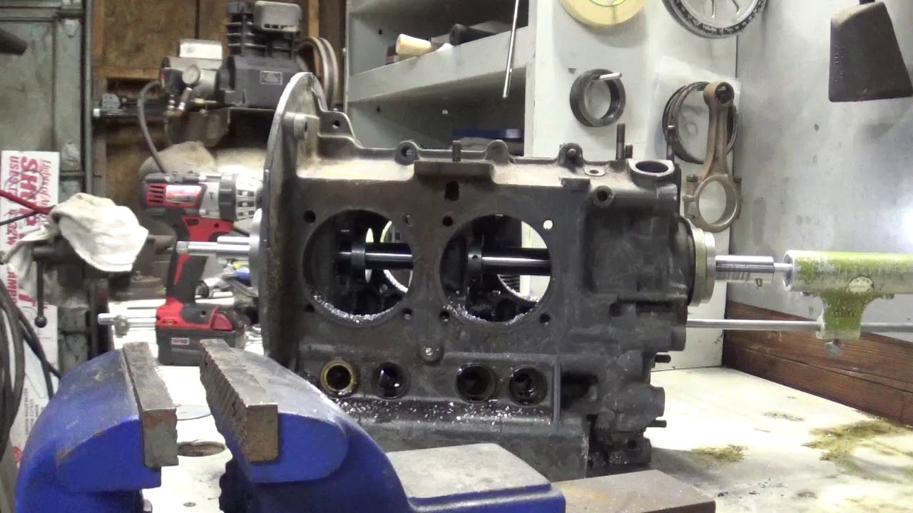 To Line Bore the Air-Cooled VW block
