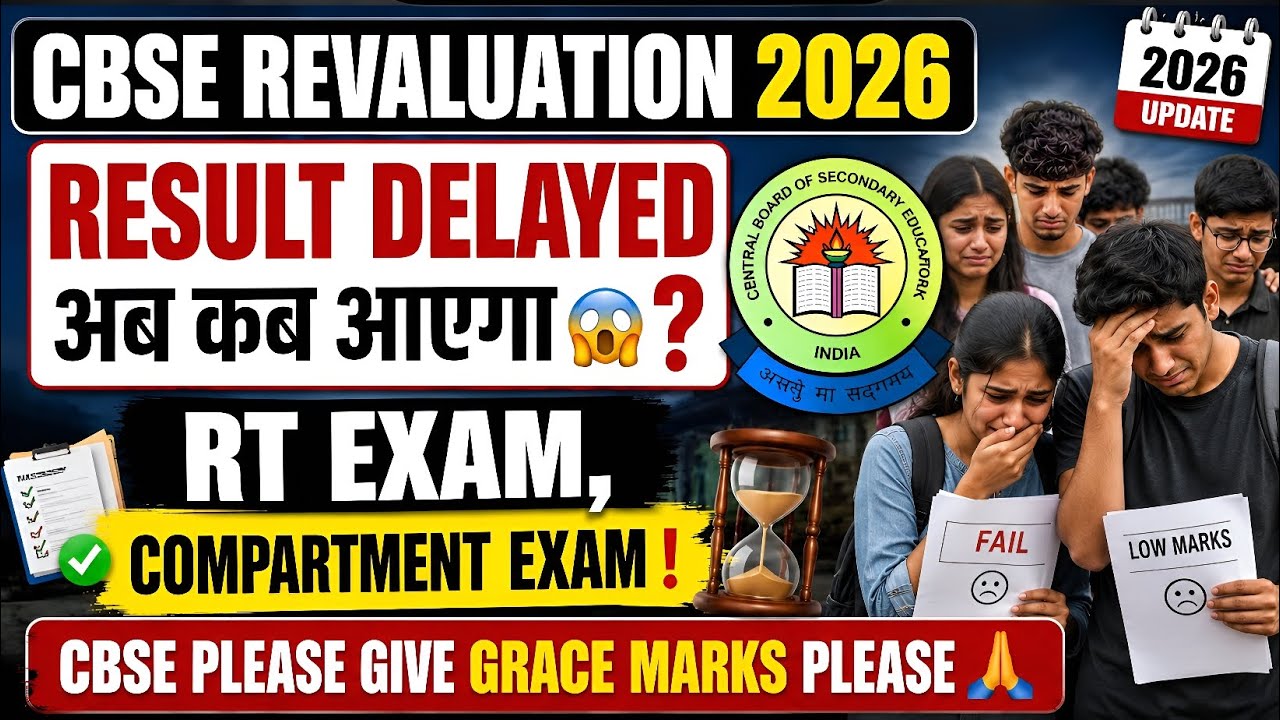 CBSE Revaluation Result 2026 Delay 😱 | Ab Kab Aayega Result? RT & Compartment Students Big Update