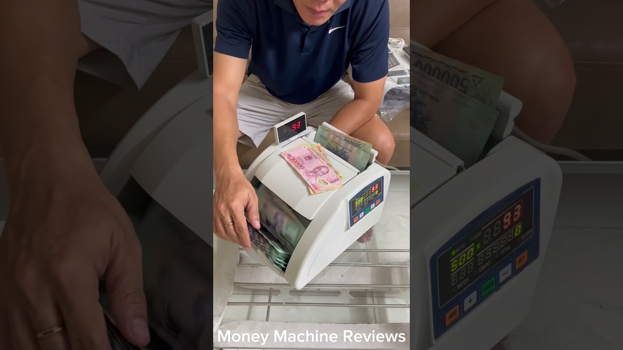 Smart Money Counter Detects Denominations! #moneycanada #moneycounter #fakemoneydetector