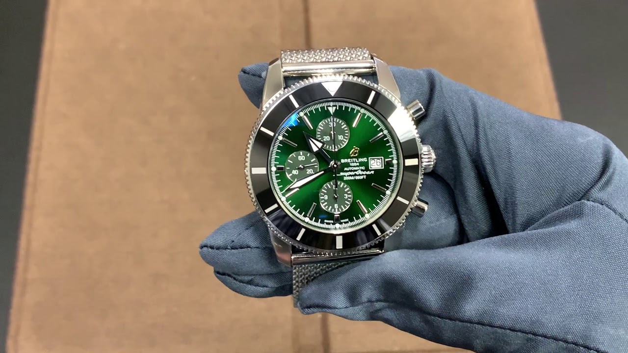 Review: Breitling Superocean Heritage II Chronograph 46 Green Dial Limited Edition
