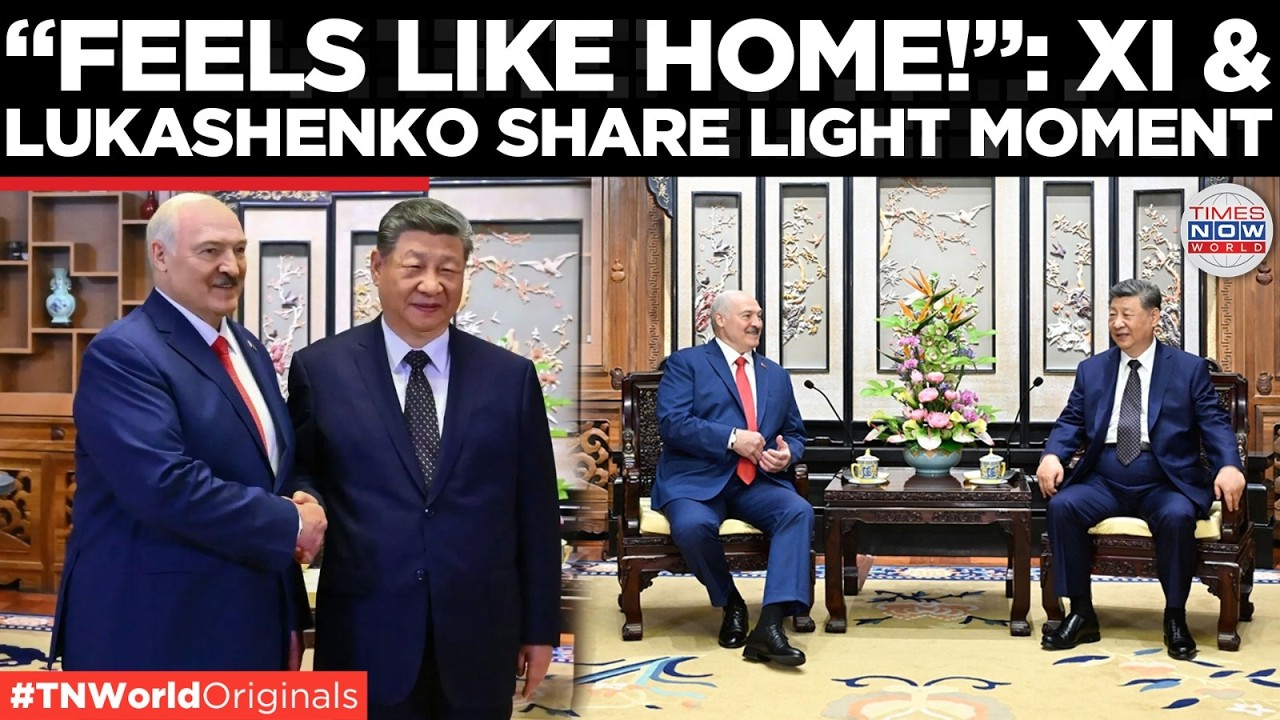 BROMANCE ON PEAK! Lukashenko Meets Xi in Beijing After Putin Talks, Special Moment Goes Viral