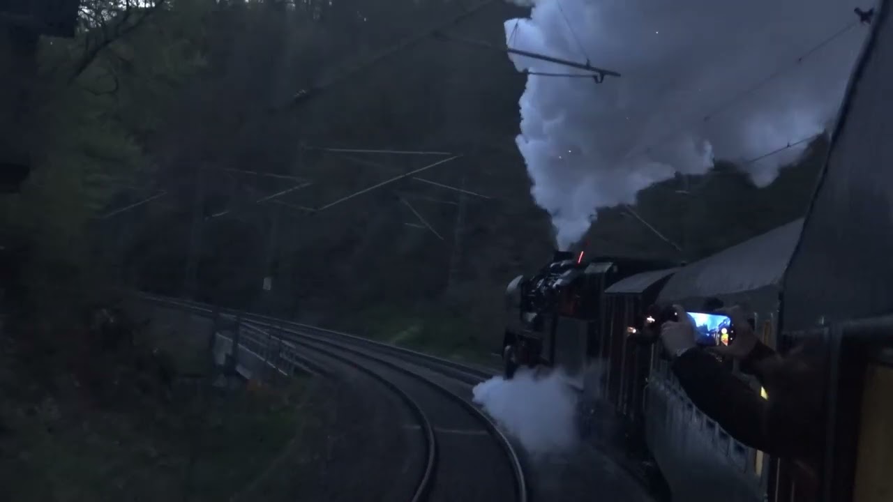 Dampflok 50 3648 klangvoll auf der Tharandter Rampe
