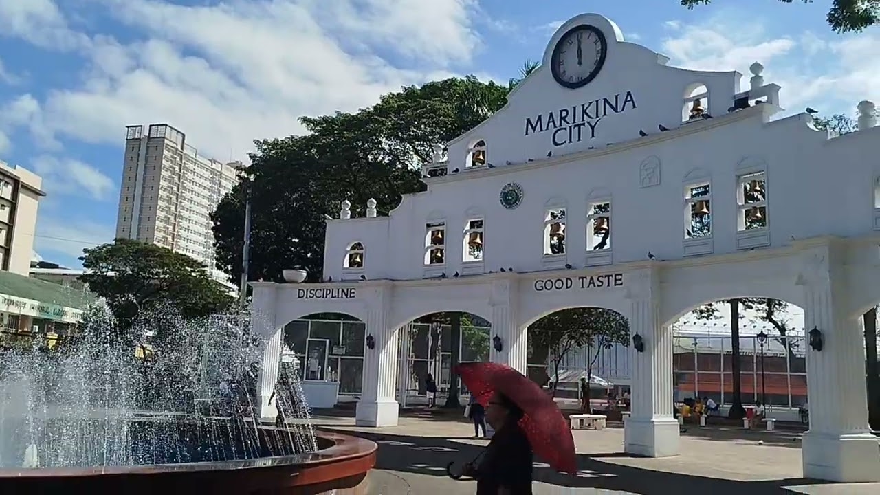 Marikina Clock Tower Arch In Bayan Ng Marikina