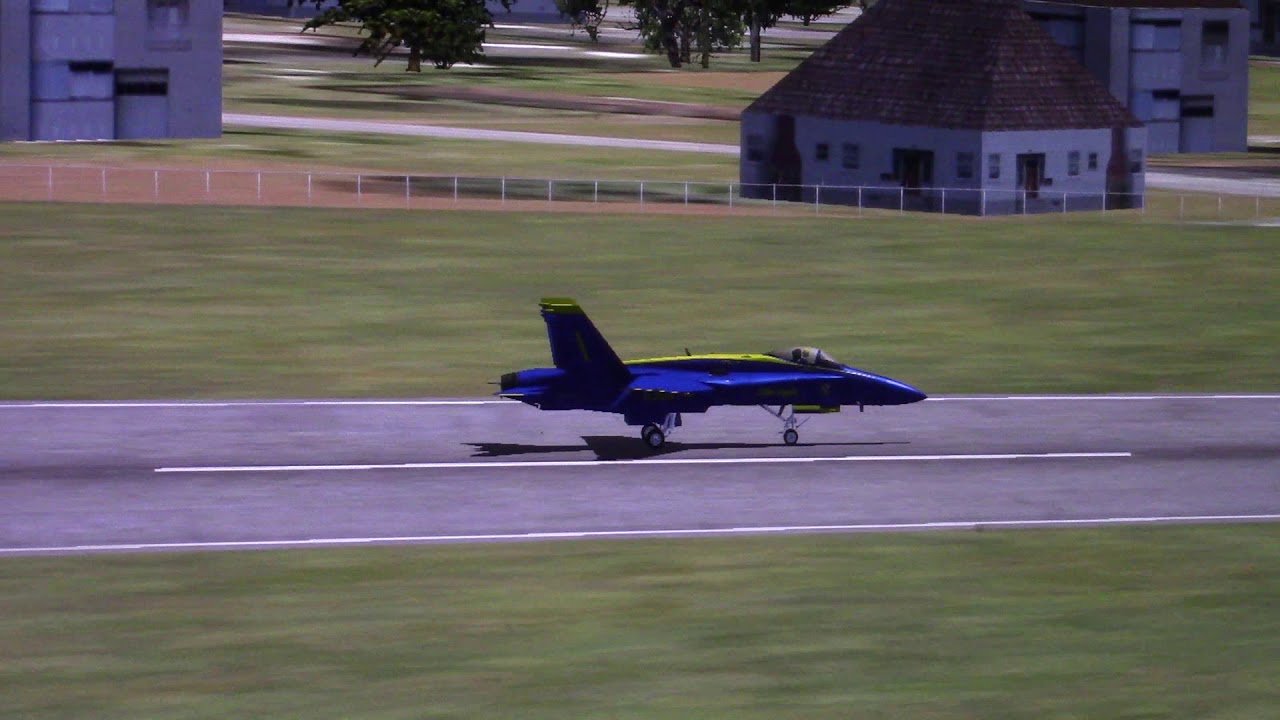 FSX Blue Angels Arriving at McGuire AFB in New Jersey