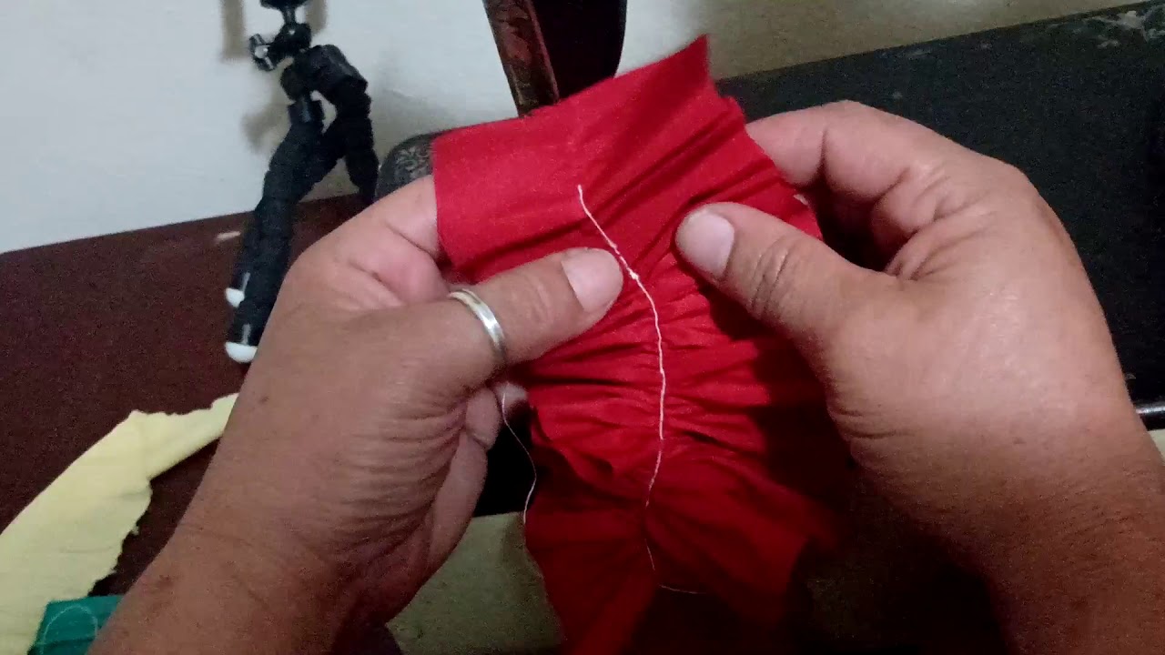 Aparelho pra franzir fru fru na máquina doméstica?
