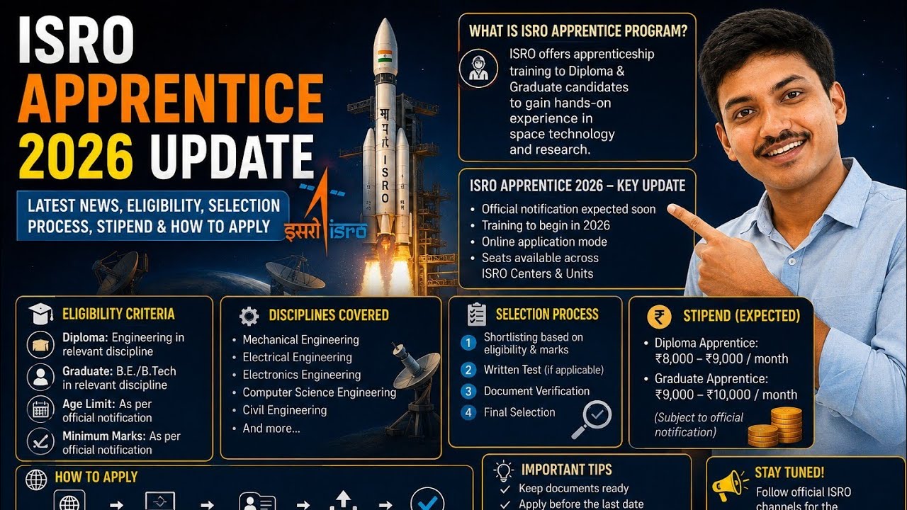 ISRO Apprentice 2026 Update