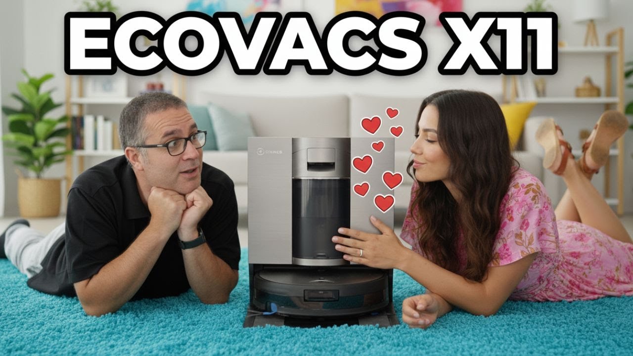 ❤️ NOUVEAU : Génial! Enfin la fin des sacs avec leECOVACS  DEEBOT X11 OMNICYCLONE!! Test et avis