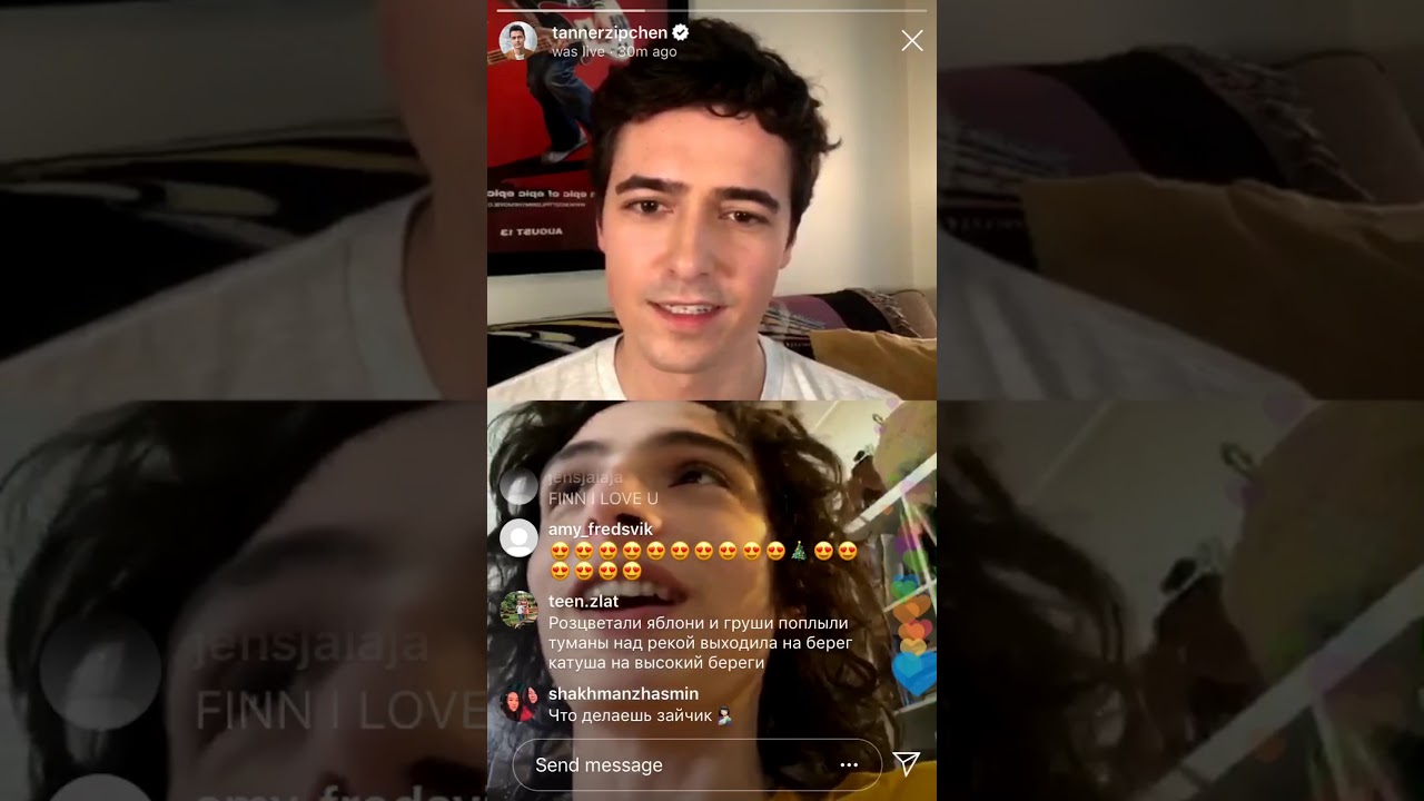 Finn Wolfhard Instagram Live Q&A