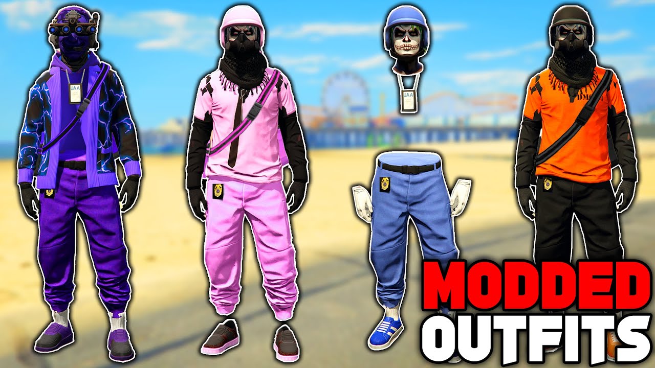 Множество модифицированных костюмов в GTA 5 Online (без глюков с переносом)