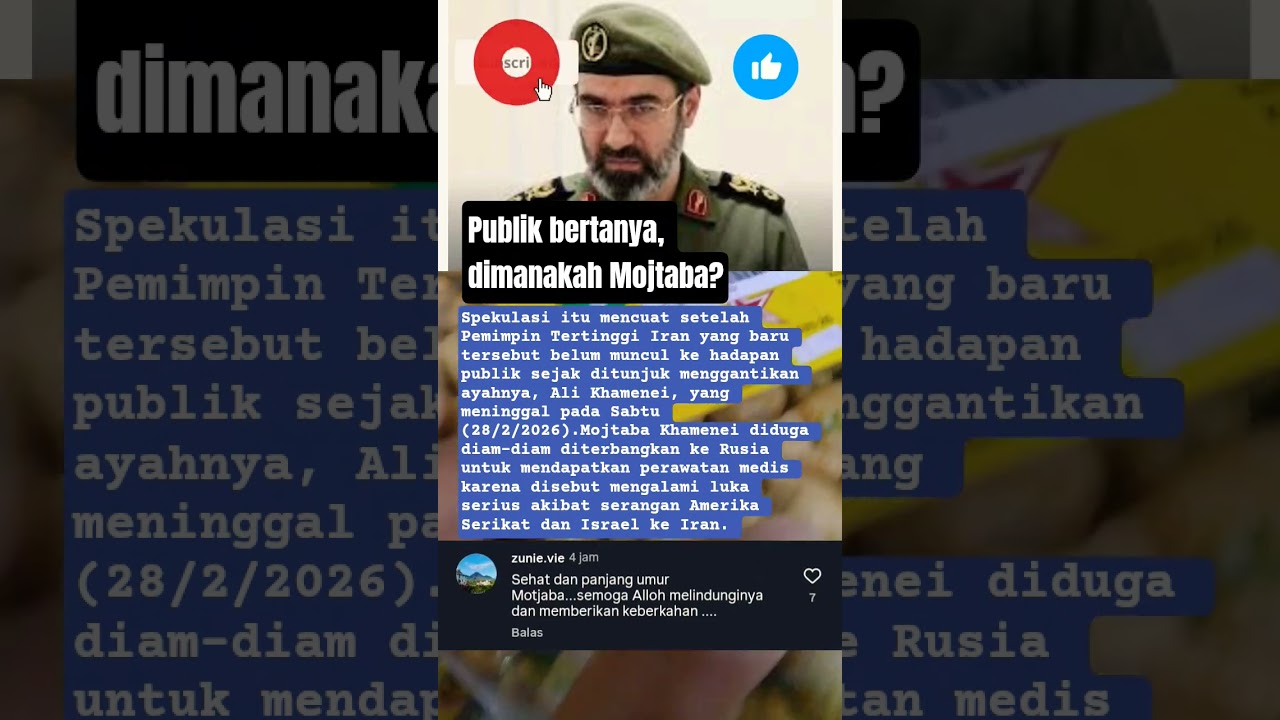 Publik bertanya, dimanakah Mojtaba? #perangdunia3 #beritaterkini #selathormuz