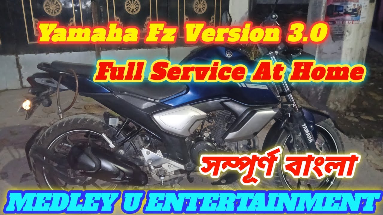 How to Service Yamaha FZ V3.0 at Home 🔧 | Full Maintenance Step by Step