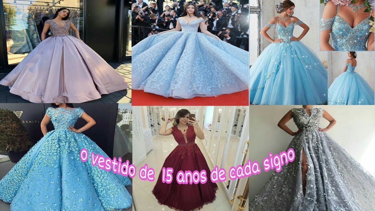 O vestido de 15 anos de cada signo
