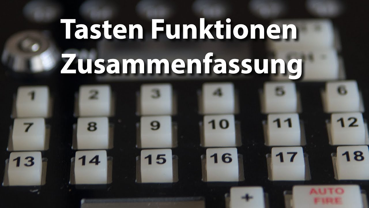 Tasten und Funktionen Zusammenfassung   Cobra