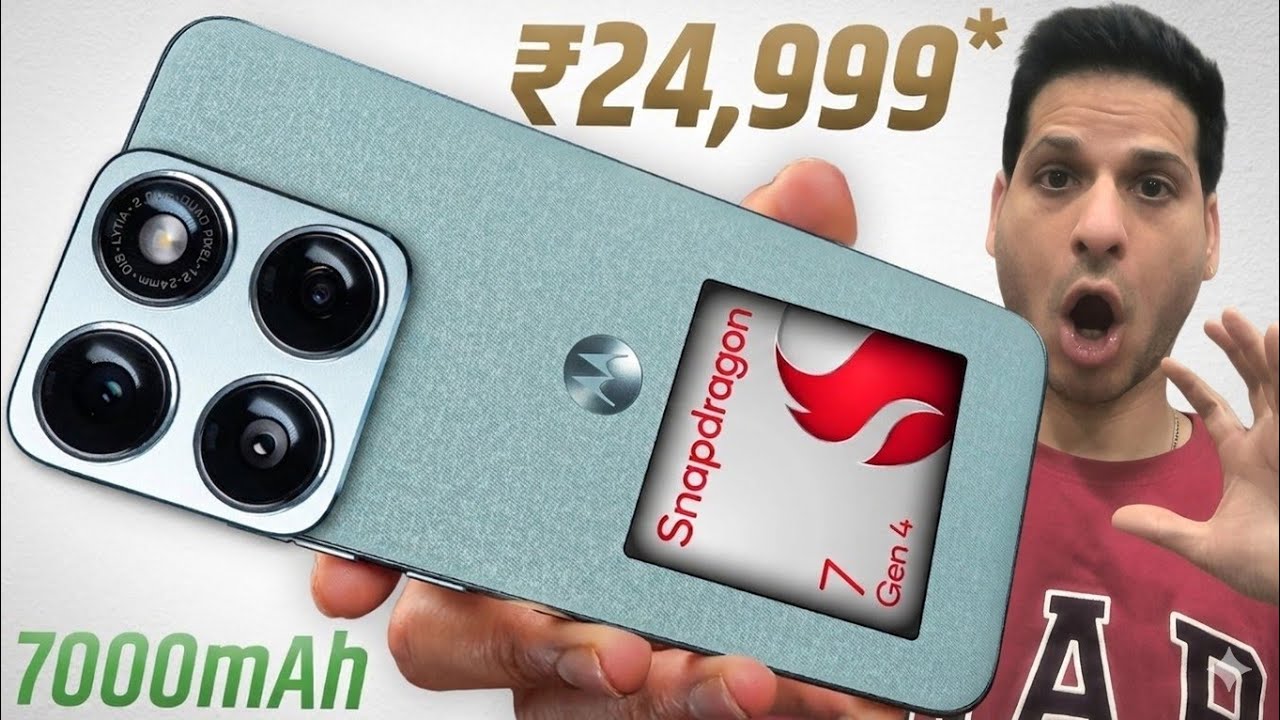 Motorola Edge 70 Fusion Unboxing & First Look ⚡7000mAh, 144Hz, SD 7s Gen 4 @ ₹24,999*!