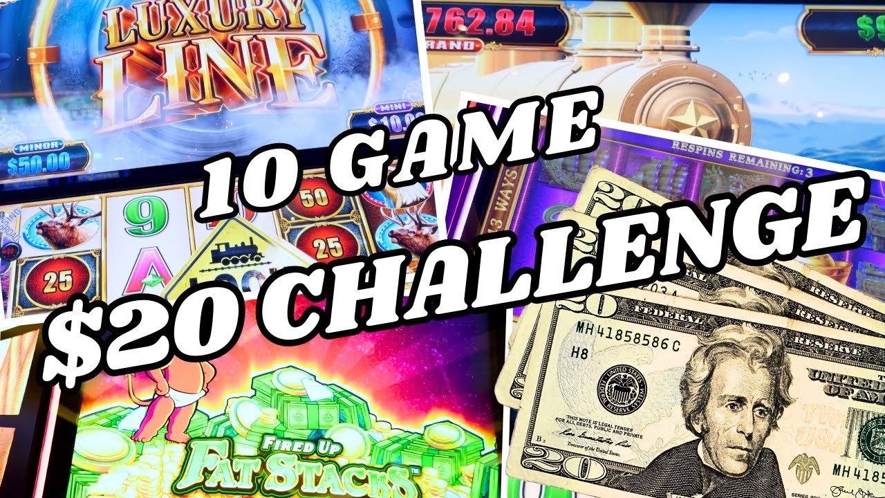 Twenty Dollars in Ten Different Slots - Take the $20 Challenge