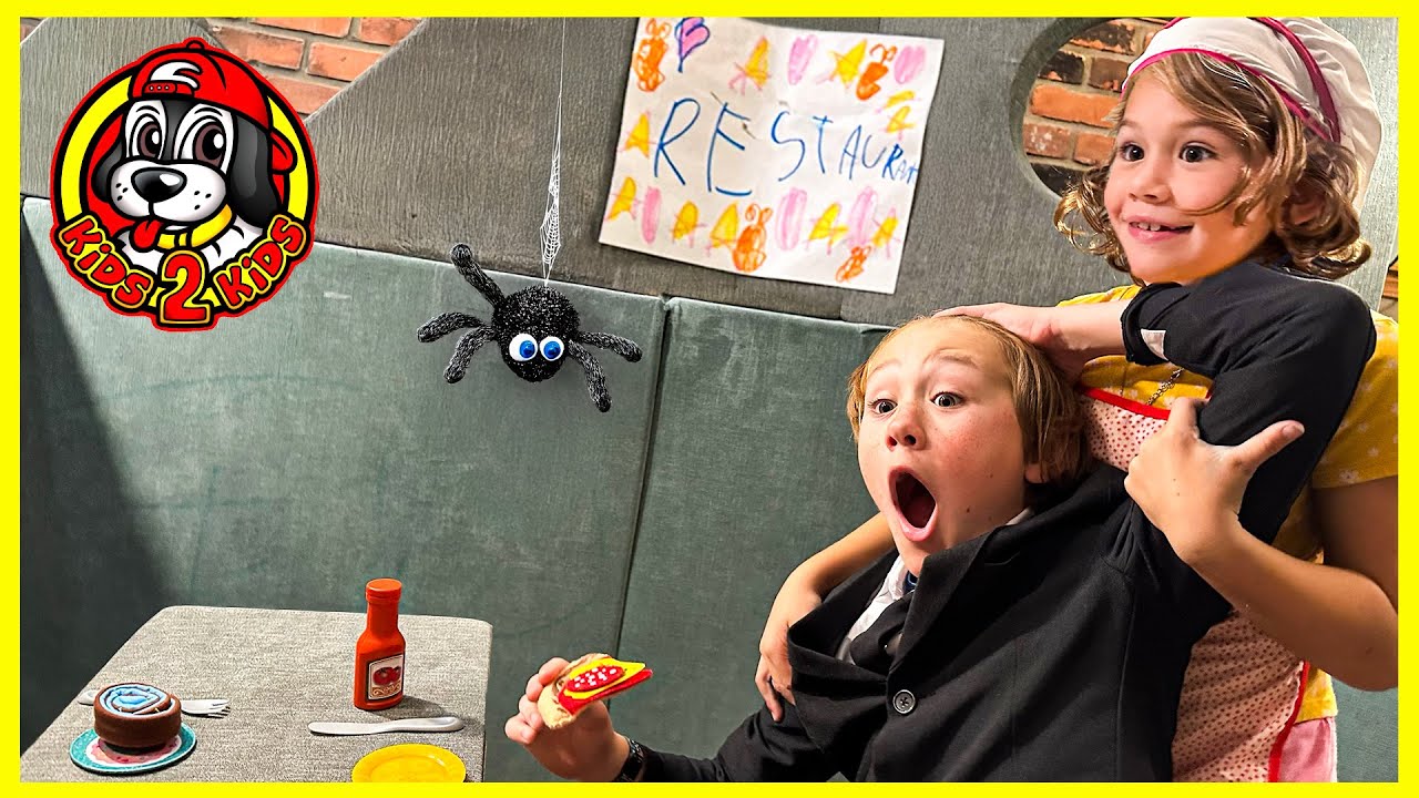 Kids Pretend 👨&zwj;🍳 CALEB GOES BACK TO THE WORST RESTAURANT IN THE WORLD (Surprise Proposal Gone Wrong)