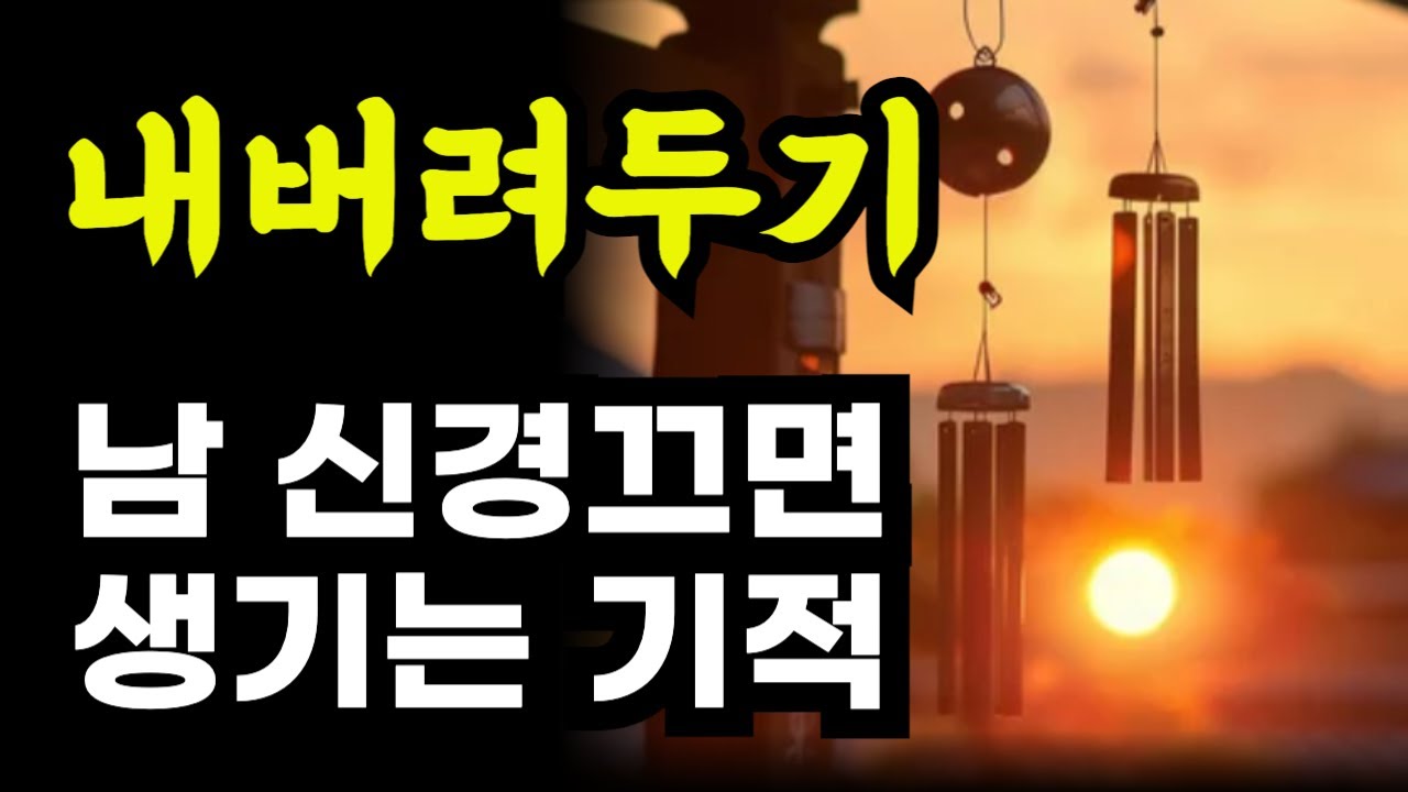 남 신경을 끄면 생기는 기적 / 내버려두기 기술 / 인간관계에 불필요한 에너지 소모를 줄여라