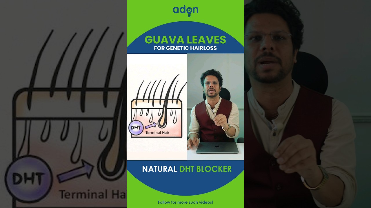 Guava Leaves For Genetics Hair Loss - Natural DHT Blocker#AdonHairKit #adonhaircare #adonclinic