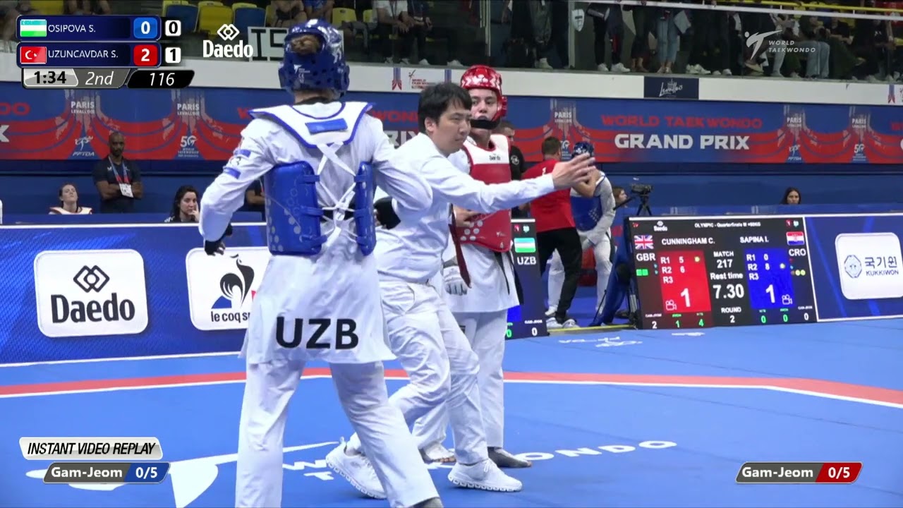 116 Quarterfinals WOMEN W +67KG UZB OSIPOVA S  TUR UZUNCAVDAR S