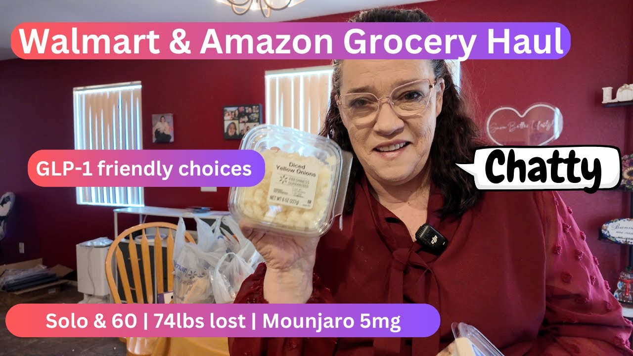 Grocery Haul for GLP-1 | 74 lbs lost | New items