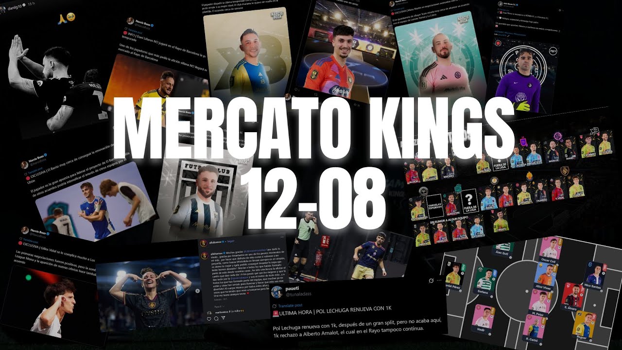 MERCATO KINGS 12/08 - ULTIMA HORA | ANALISIS PORTEROS | PORCINOS FC