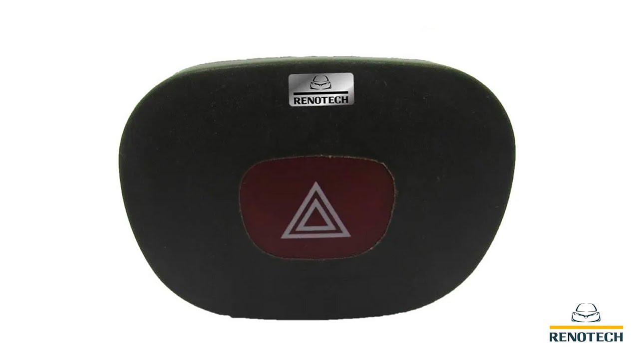 COMO É O BOTÃO DO PISCA ALERTA DO RENAULT CLIO ATÉ 2012 7700421820
