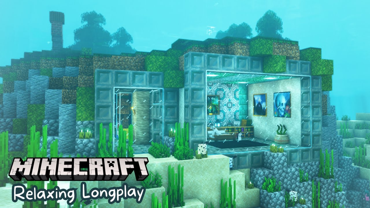 Minecraft Longplay | Cozy Underwater House (no commentary)