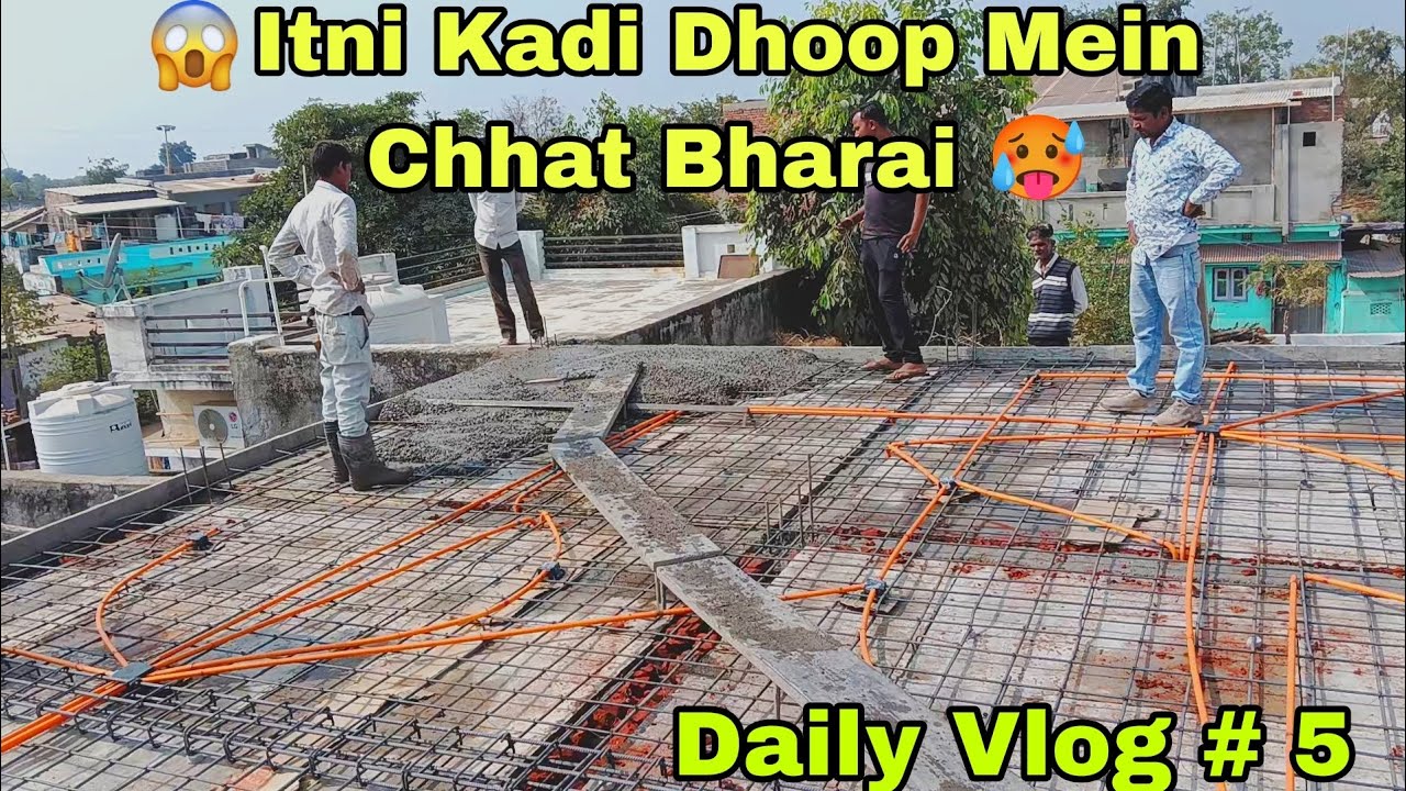 Itni Kadi Dhoop Mein Chhat Bharai 🥵 | Real Hardwork Vlog #05#HardworkSahul #Vlog5 #SlabCasting