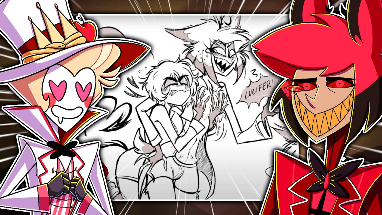 Alastor and Lucifer REACT to MORE RADIOAPPLE ANIMATICS in Hazbin Hotel