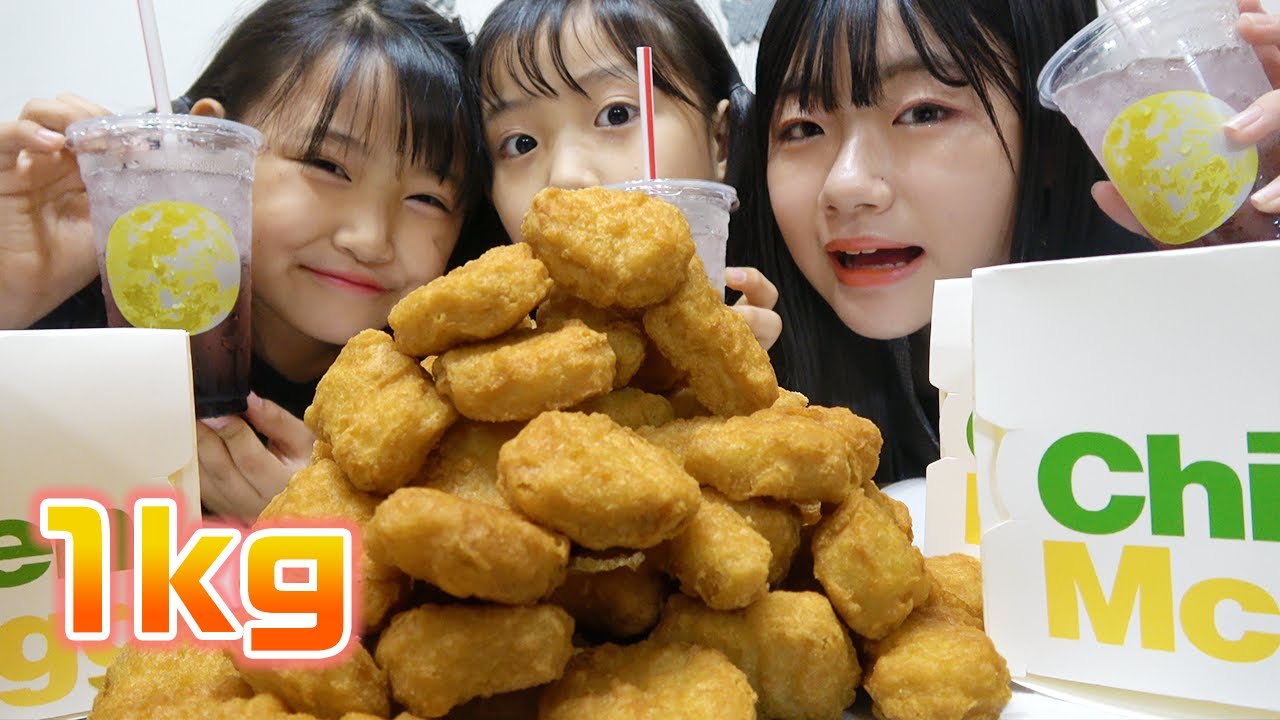 【大食い】マックナゲット１キロ大食いしてみた！【マクドナルド】