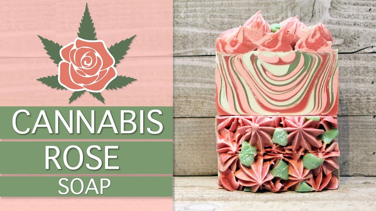 Making Cannabis Rose Cold Process Soap | Milk & Sugar Bath Co.