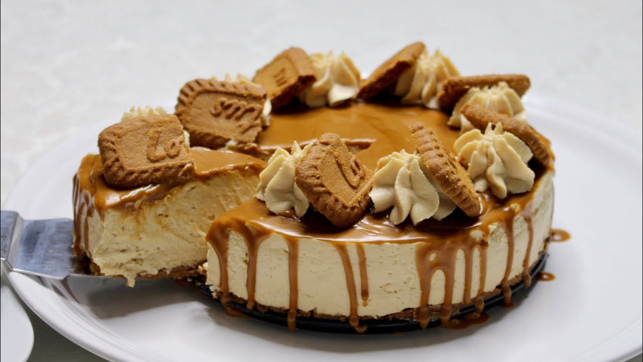 👌 Cheesecake Sans Cuisson Qui Fond en Bouche 😍 Goût Spéculos Une Merveille ce Gâteau ❤️