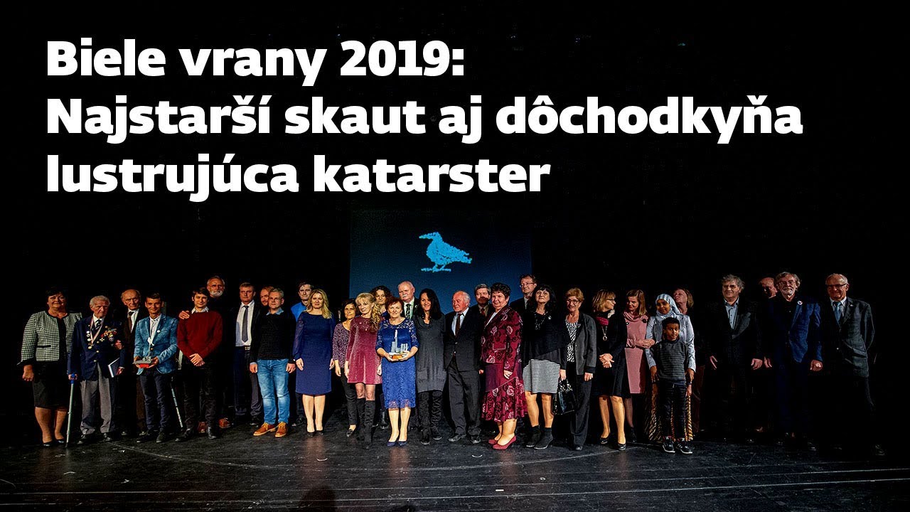 Biele vrany 2019: Najstarší skaut aj dôchodkyňa lustrujúca pozemky