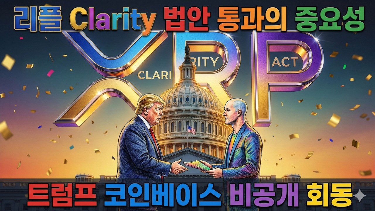 리플 Clarity 법안 통과의 중요성 트럼프 코인베이스 비공개 회동 XRP ETF 승인 절차 단축 구조적 변화 분석 최신 해외소식 총정리 2026년 3월 5일 매일 업데이트