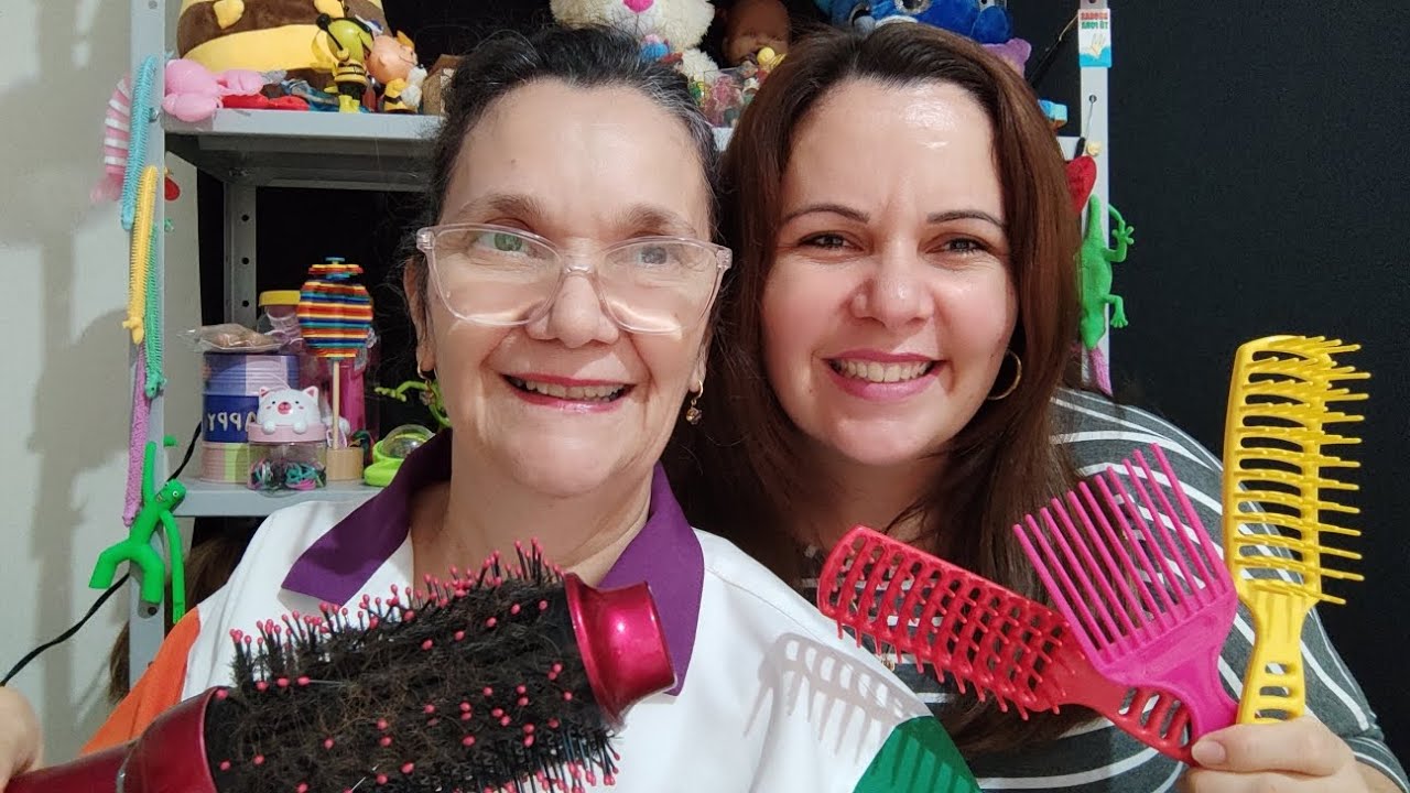 ASMR APLICADO : ROLEPLAY DE CABELEIREIRA E MAQUIADORA. VOVÓ NEUZA 👵🏽