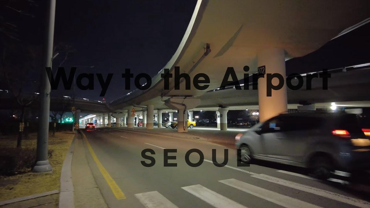4K SEOUL / 강서구 초원로 밤 산책 / Night walk on Chowon-ro & Way to the Airport /