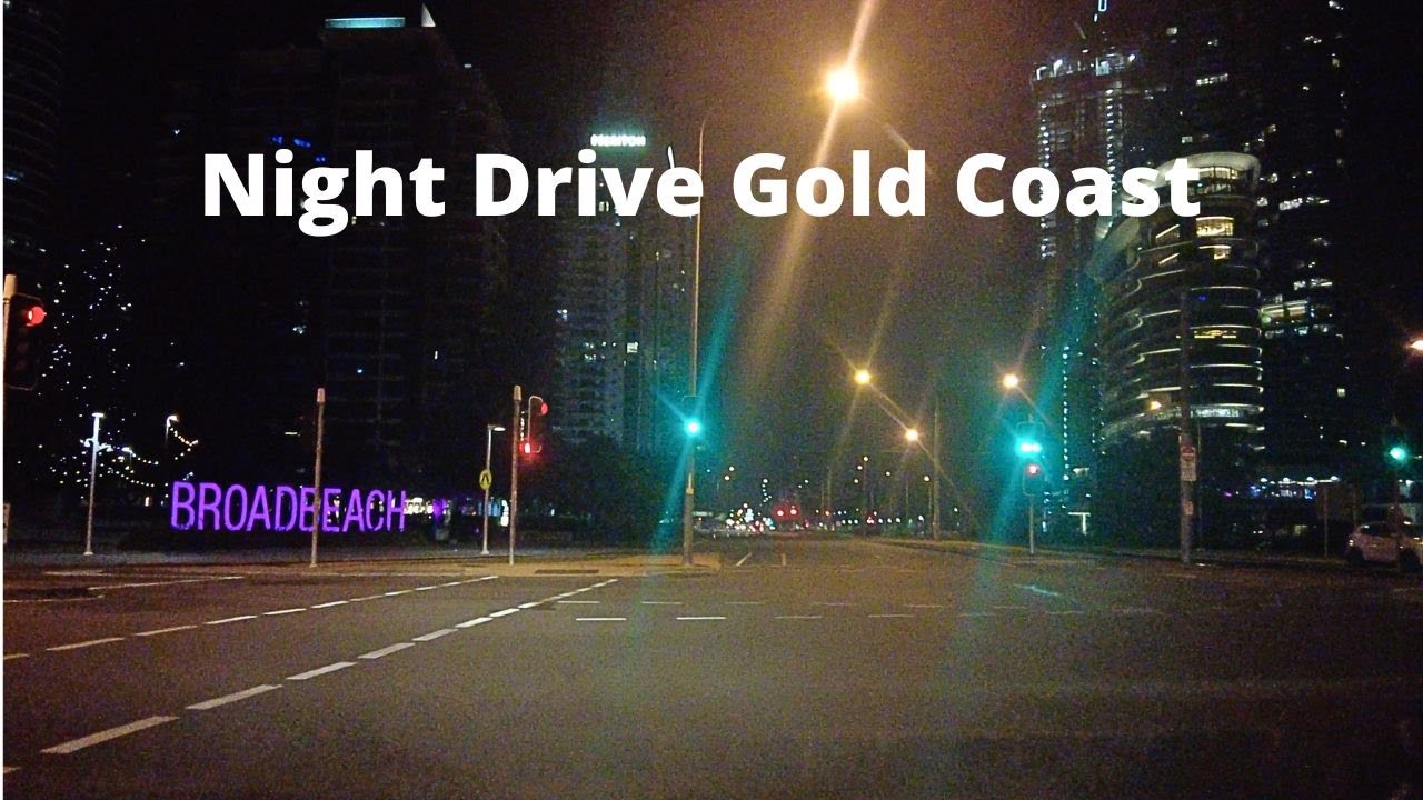 Night Drive - Gold Coast City - Australia 4K  🇦🇺 Midnight Drive