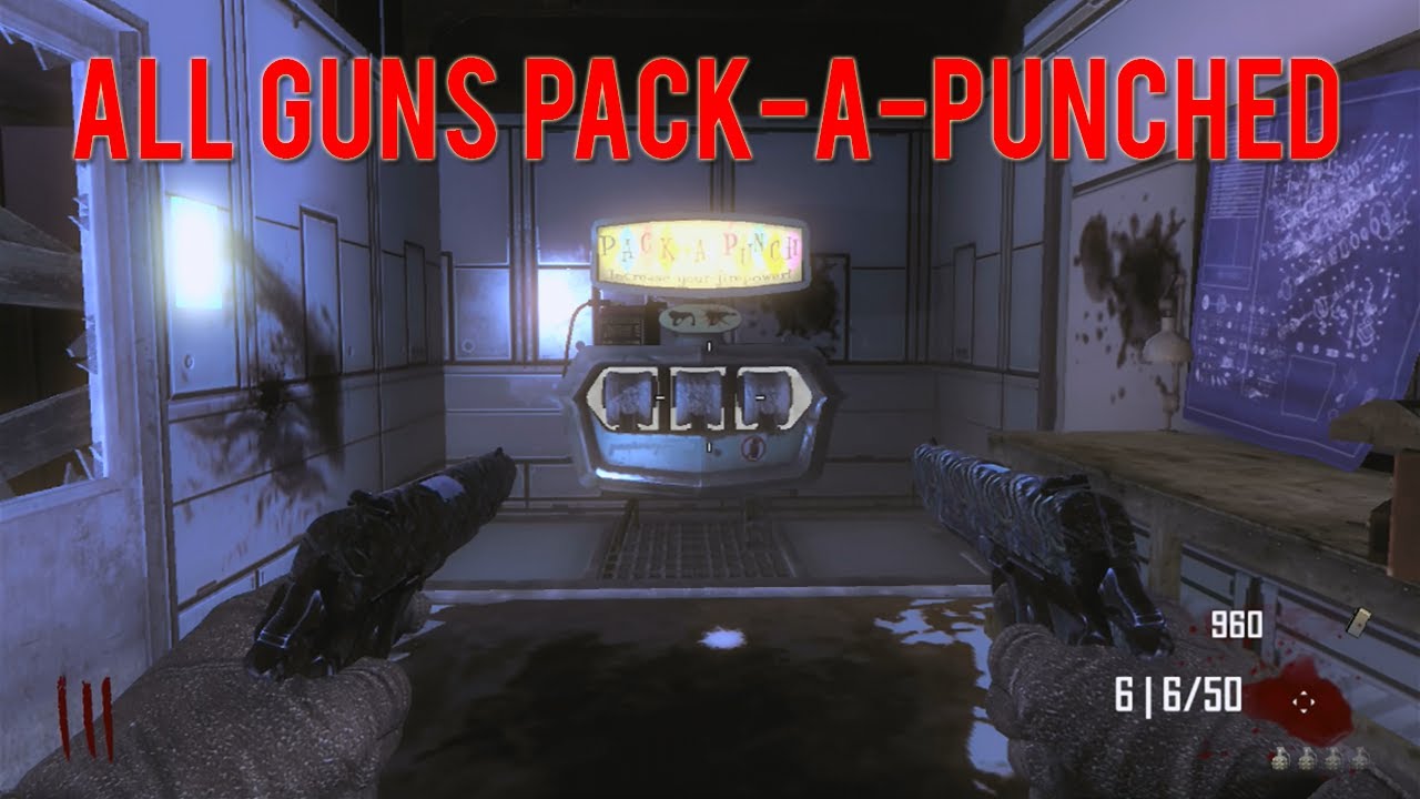 ALL GUNS PACK A PUNCHED IN BLACK OPS 2 ZOMBIES (Every BO2 Zombies Weapon Upgraded)