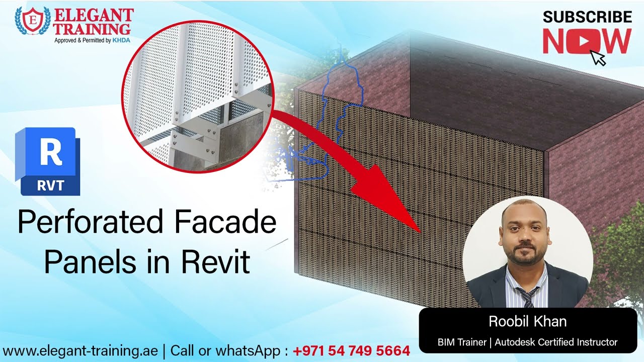 How to Create Perforated Façade Panels in Revit