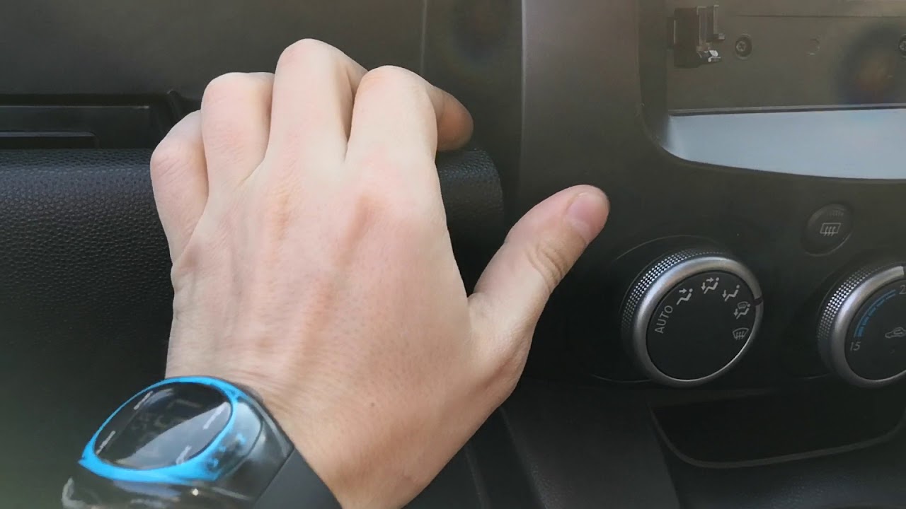 mazda 2 radio (2010 head unit removal)