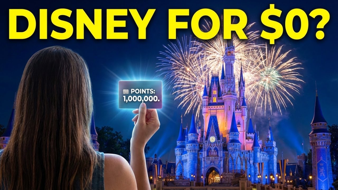 Disney World for Cheap? Credit Card Points Beginner Strategy (Flights, Hotels, Tickets)