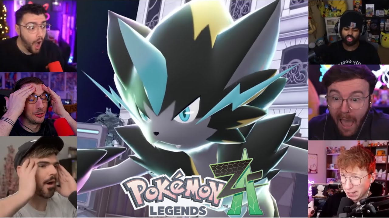 Реакция ютуберов на подборку Mega Zeraora