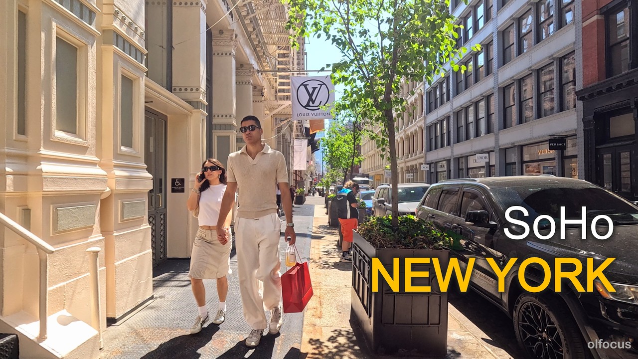 New York / Walking tour SoHo / NYC 4К 60fps